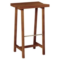 Solid Oak High Bar Stool – PI