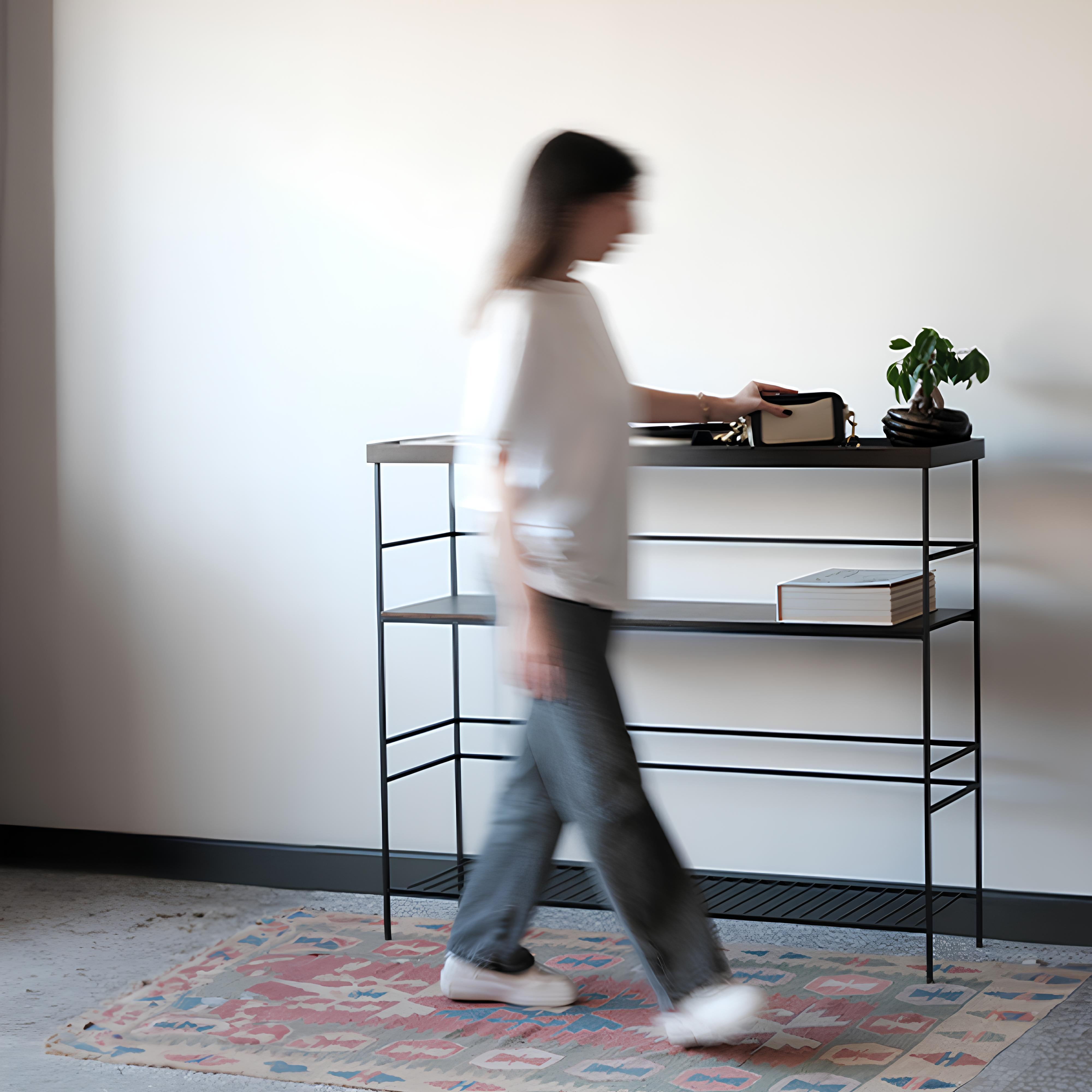 La Mesa consola alta de roble macizo OSCURO de la serie EDGE es un producto diseñado por los diseñadores de ANANAS, que combina estética y funcionalidad teniendo en cuenta las necesidades modernas. Fabricada con madera maciza de roble 100% natural y