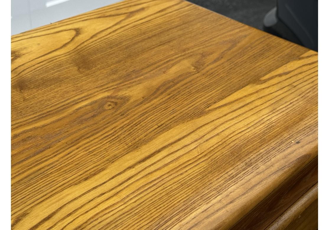 Metal Solid Oak Icebox Made By Biltwell For Abraham & Strauss For Sale
