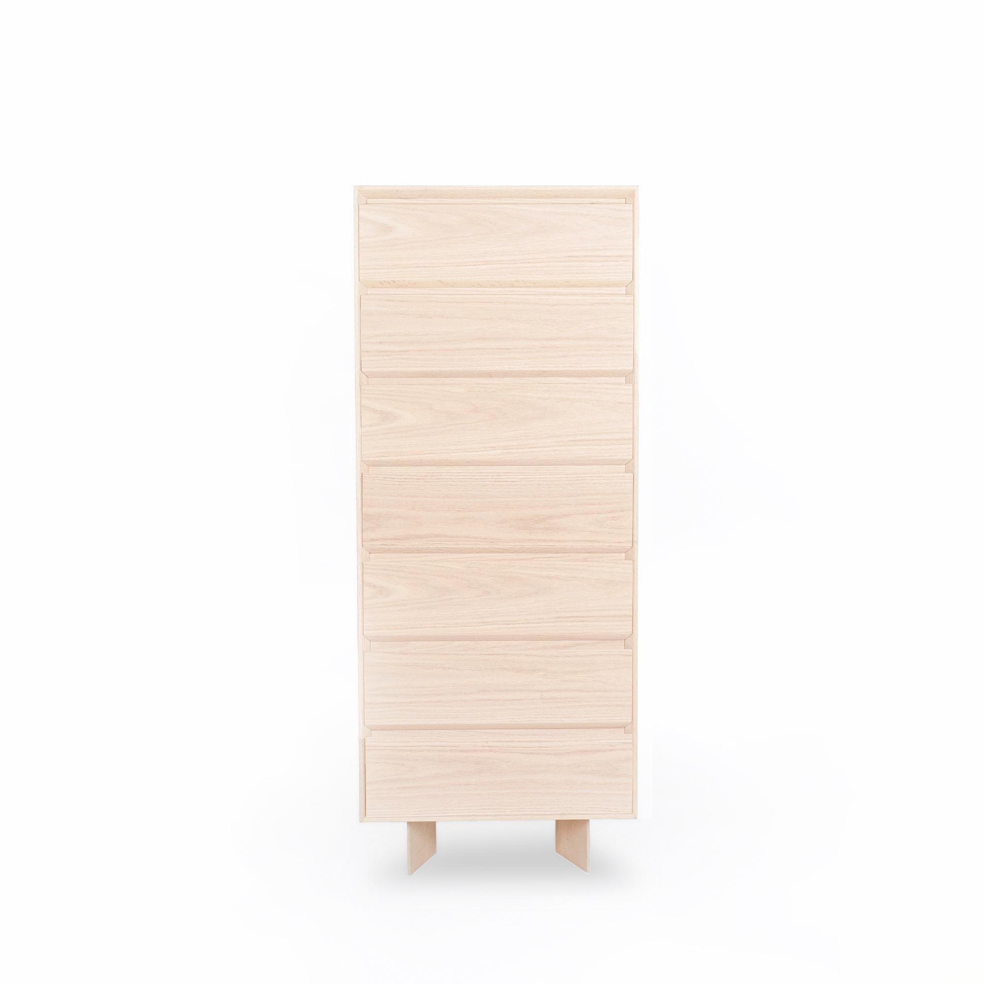 Modern Solid Oak Long Dresser – BEAM For Sale