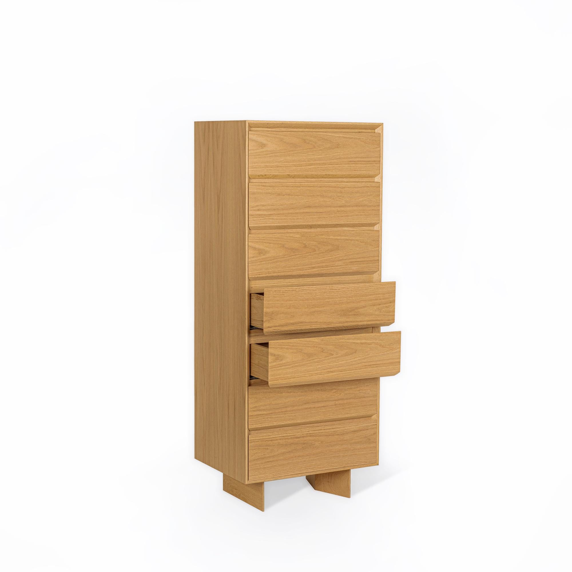 Modern Solid Oak Long Dresser – BEAM For Sale