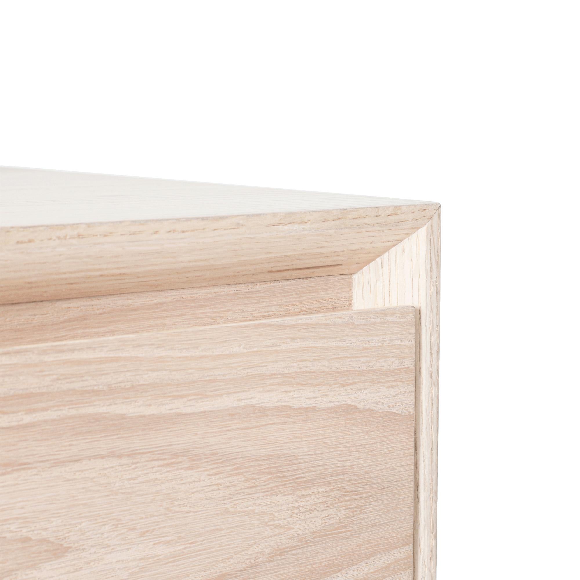 Hand-Crafted Solid Oak Long Dresser – BEAM For Sale