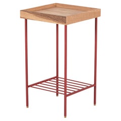 Tavolino medio in Oak massiccio / Portapiante - EDGE