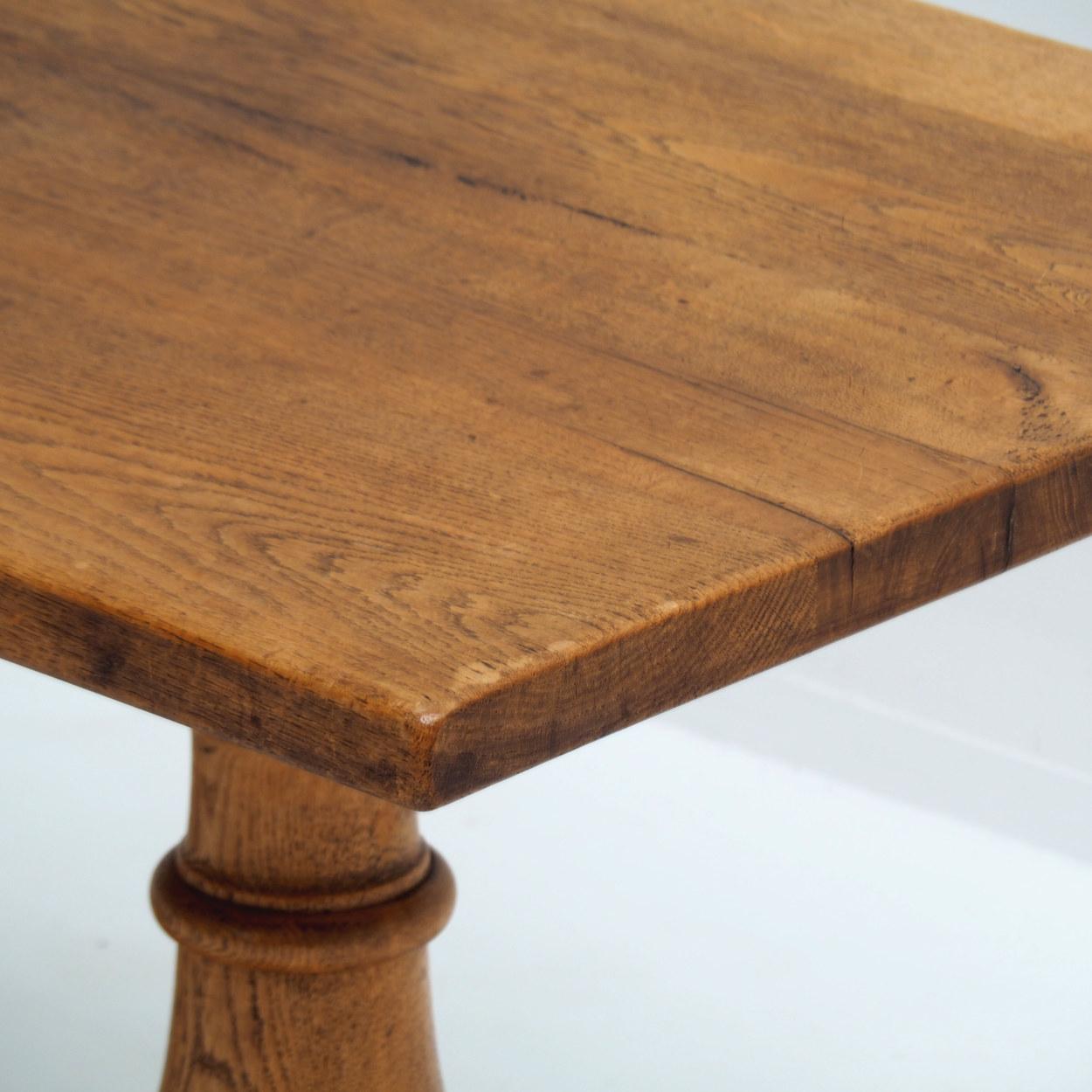 Solid Oak Monastery or Refectory Table, Circa 1940 3