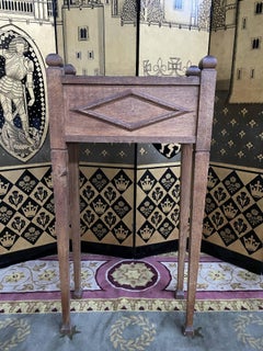 Fioriera in rovere massiccio