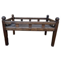 Solid oak planter