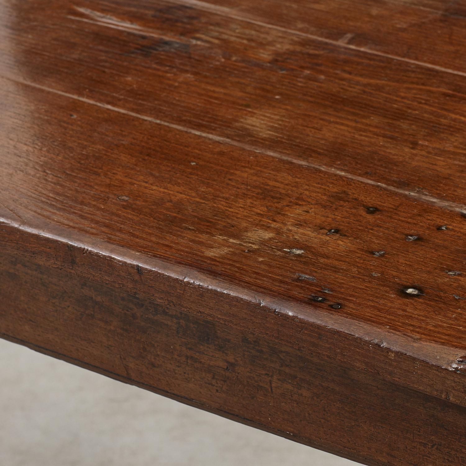 Chêne Table de réfectoire en chêne massif - Royaume-Uni, fin du XVIIIe siècle en vente