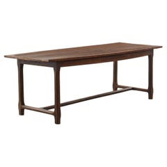 Solid oak refectory table - UK, Late 18th century