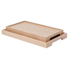 Solid Oak Serving Tray Set – EDGE