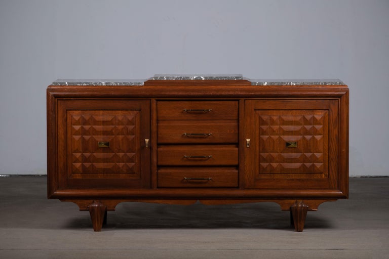 BUFFET DESSERTE DES années 30-40 en chêne massif EUR 375,00 - PicClick FR