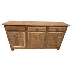 Solid Oak Sideboard Mid 20th Century
