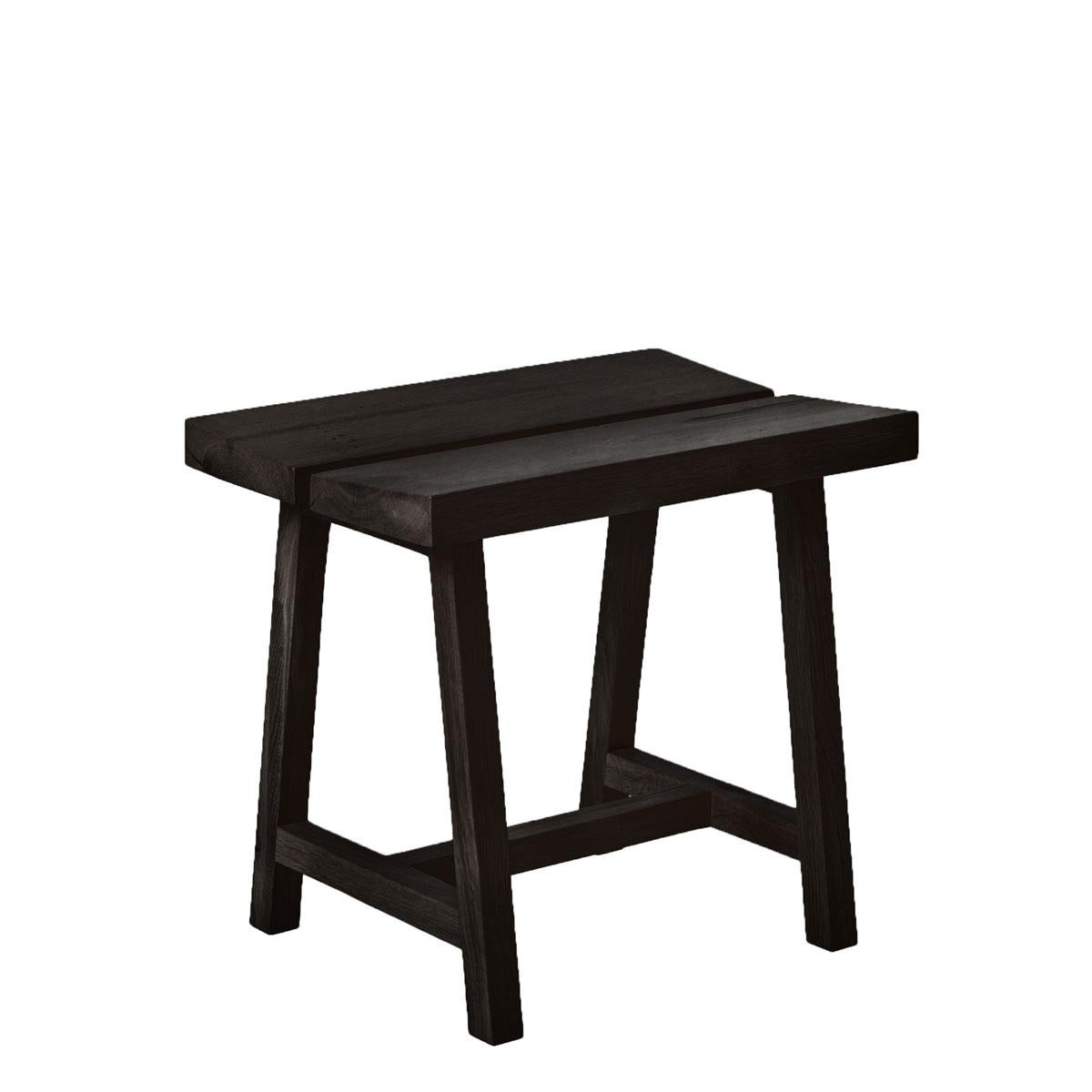 Hand-Crafted Solid Oak Stool – PI For Sale