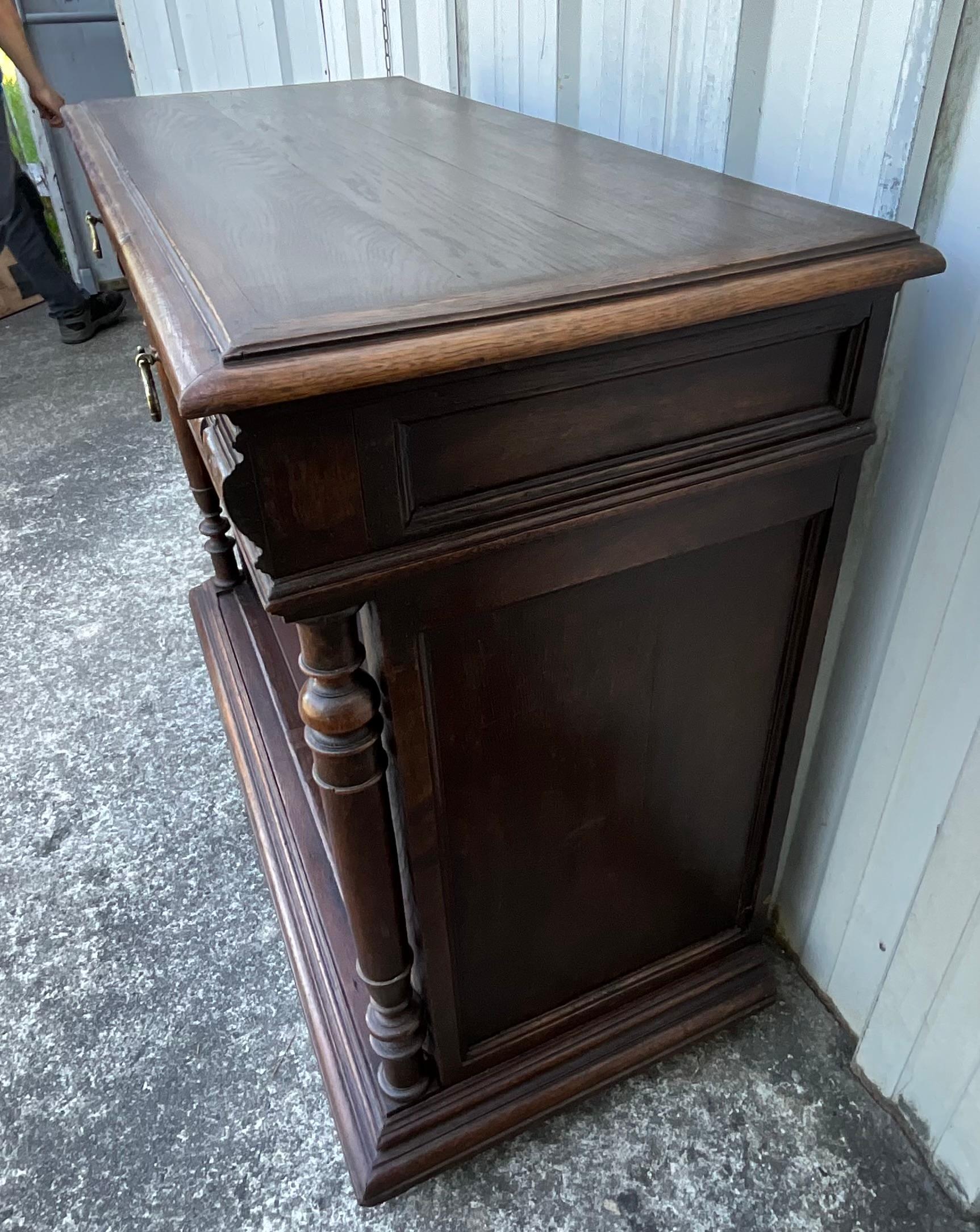 Solid Oak Storage Unit – Country Style, Late 19th Century For Sale 7