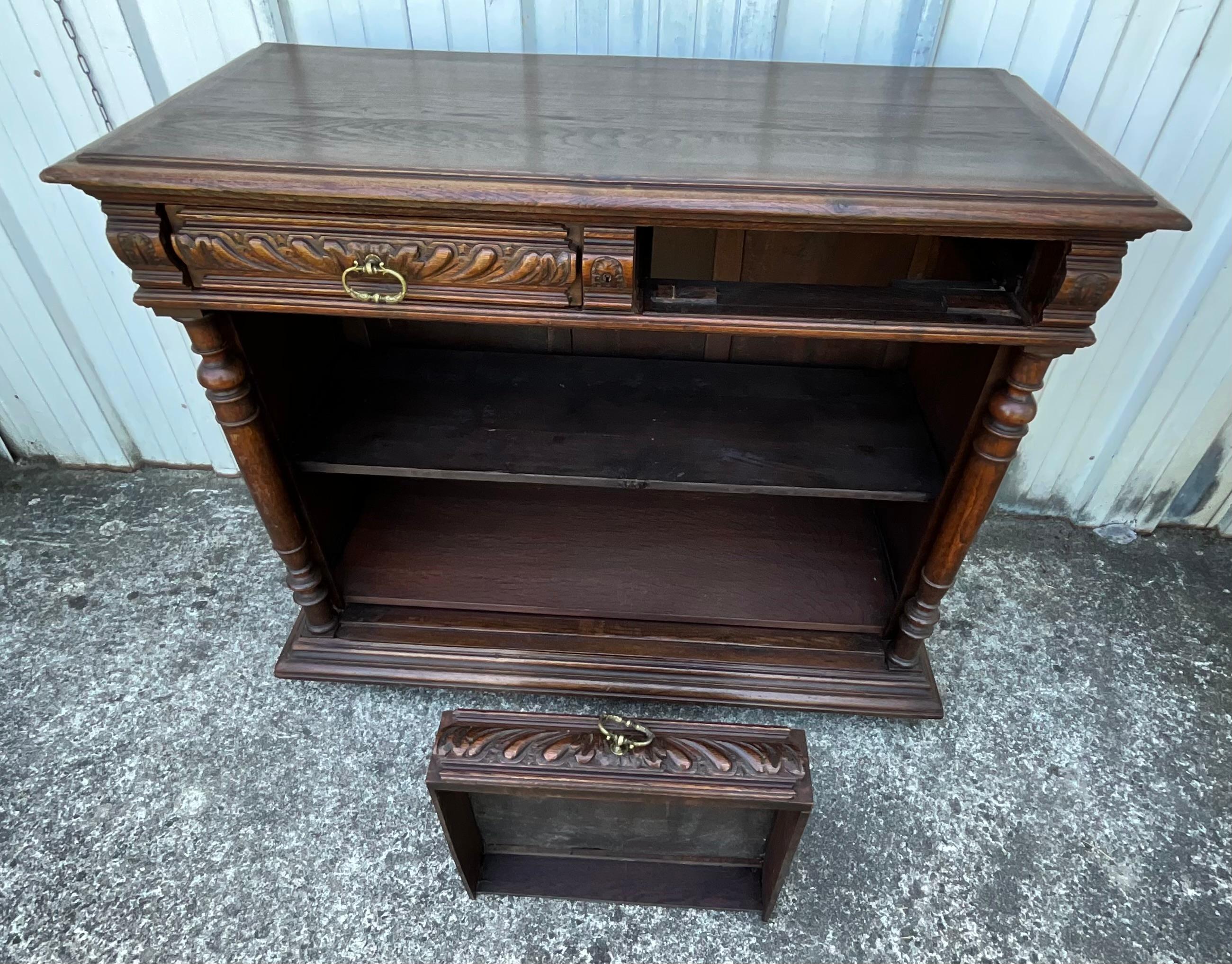 Solid Oak Storage Unit – Country Style, Late 19th Century For Sale 10