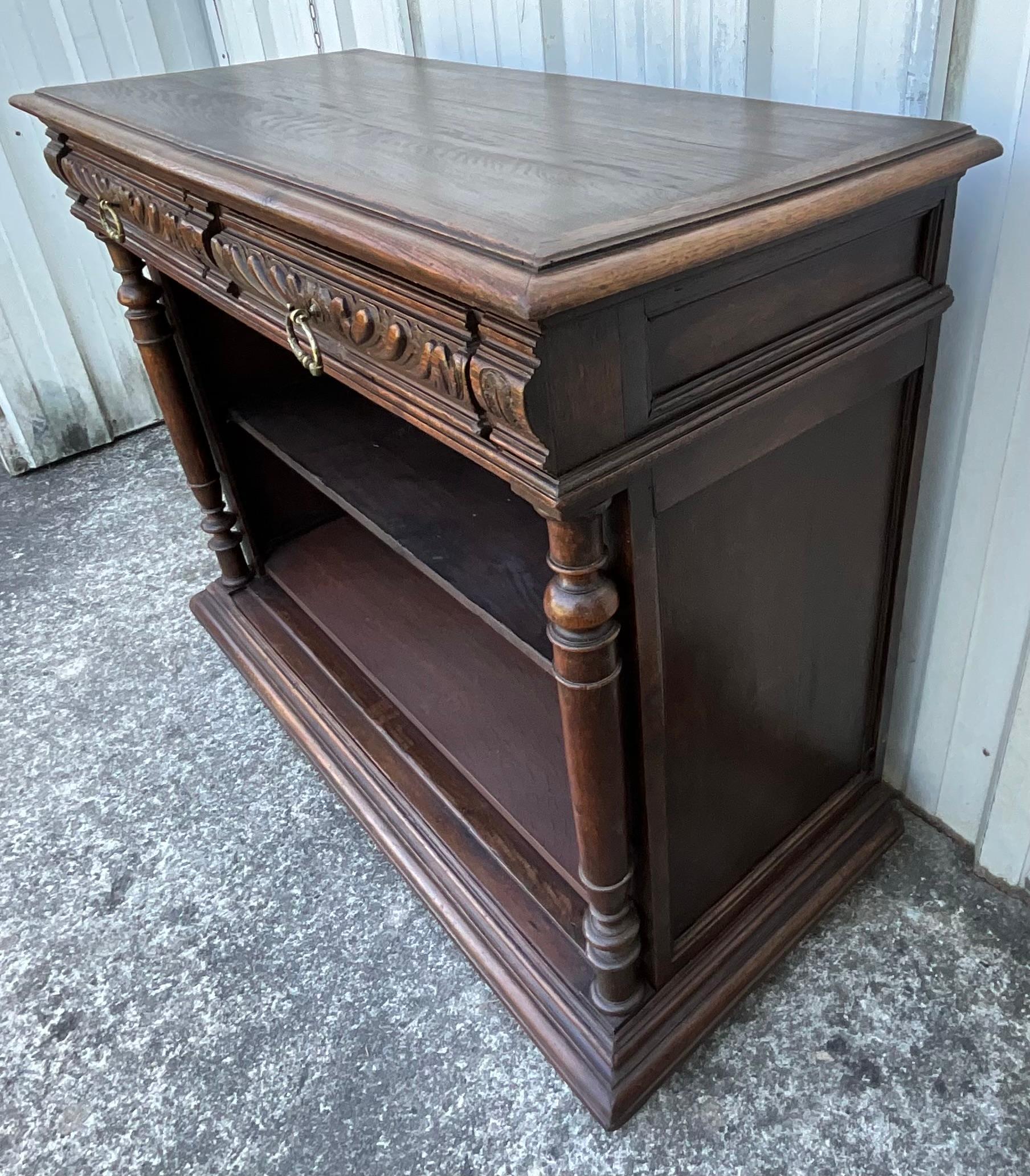 Solid Oak Storage Unit – Country Style, Late 19th Century For Sale 12