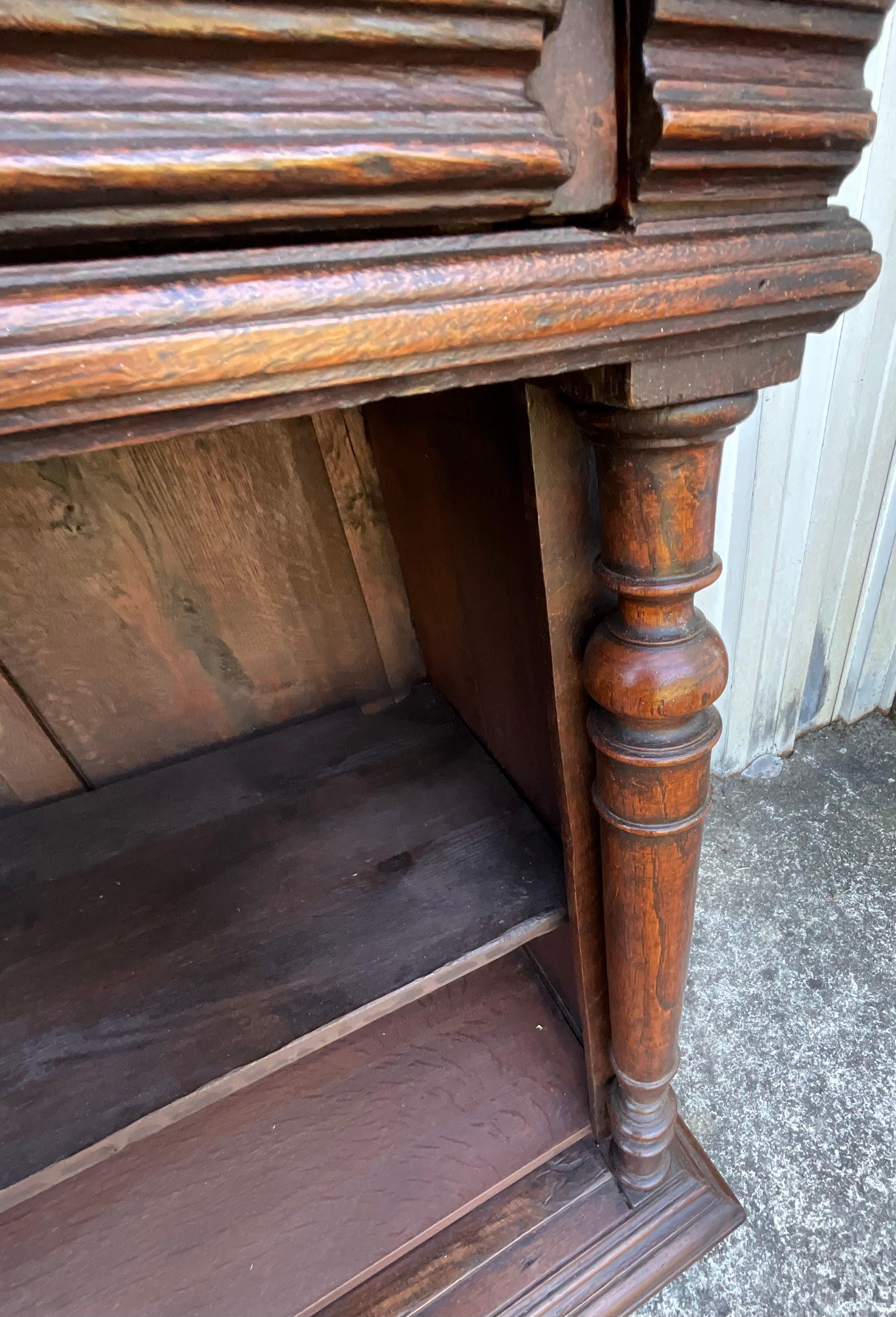 Solid Oak Storage Unit – Country Style, Late 19th Century For Sale 14