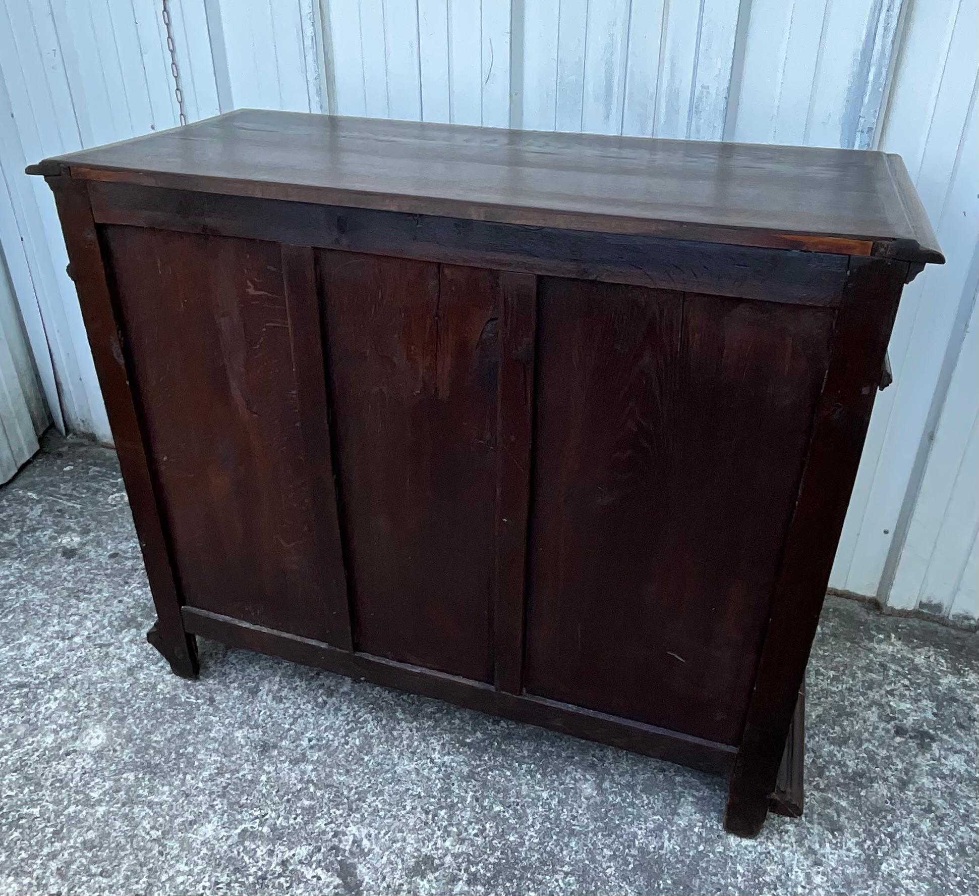 Solid Oak Storage Unit – Country Style, Late 19th Century For Sale 15