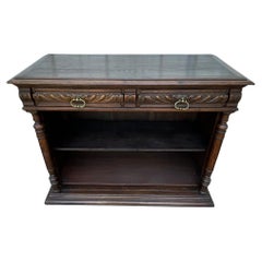 Meuble de rangement en Oak Oak - Style campagnard, fin du 19e siècle