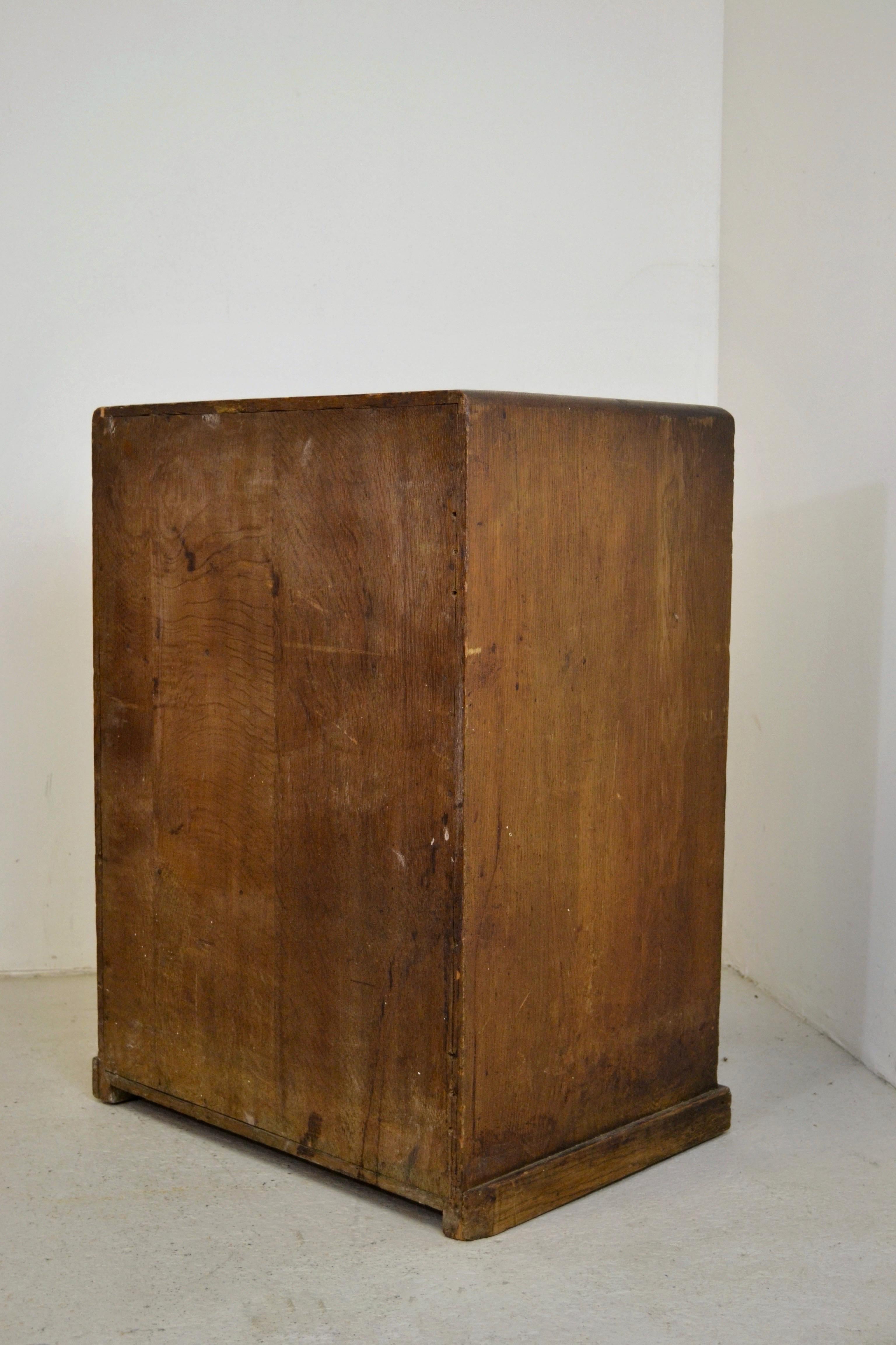 Francese Contenitore in Oak massiccio, Francia, anni '30 in vendita