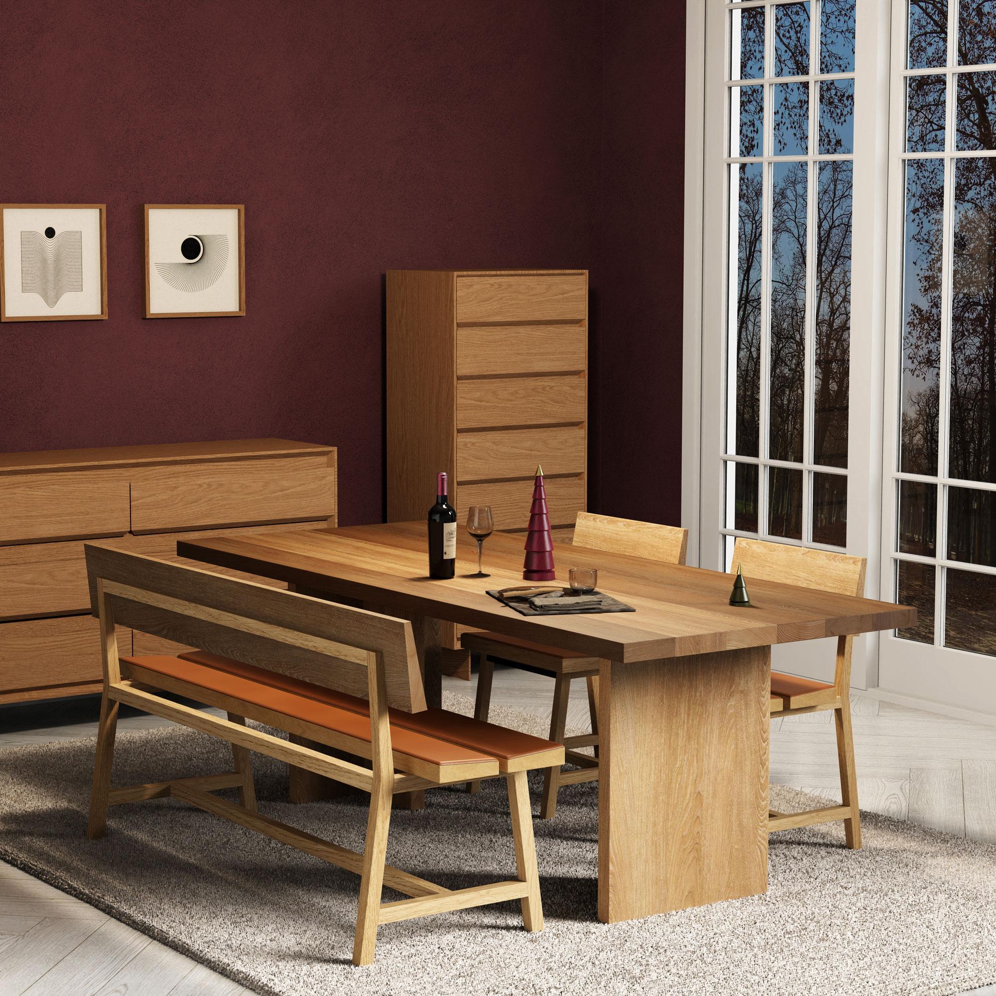Table en chêne massif - BEAM en vente 1