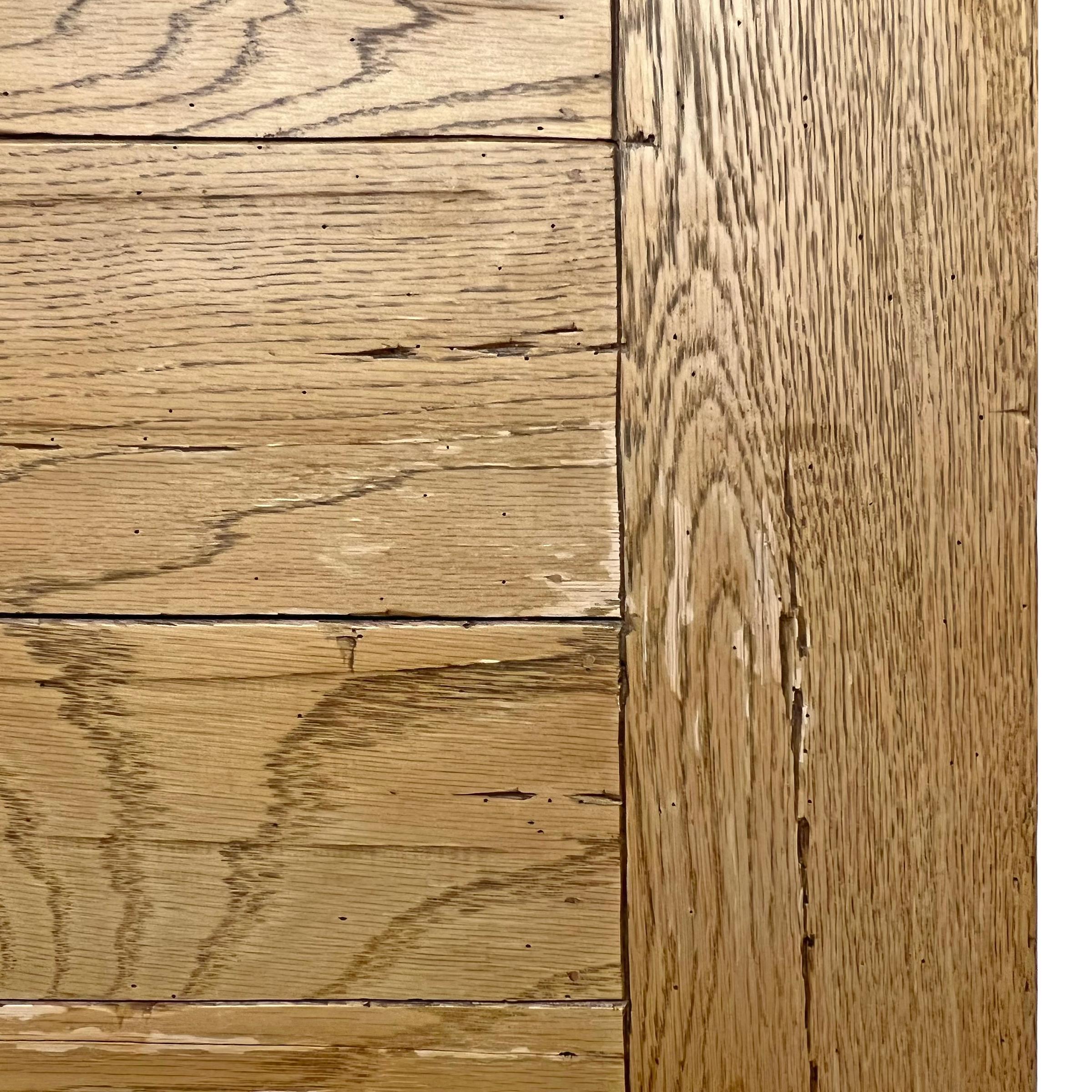 Solid Oak Timber Frame Trestle Table For Sale 5