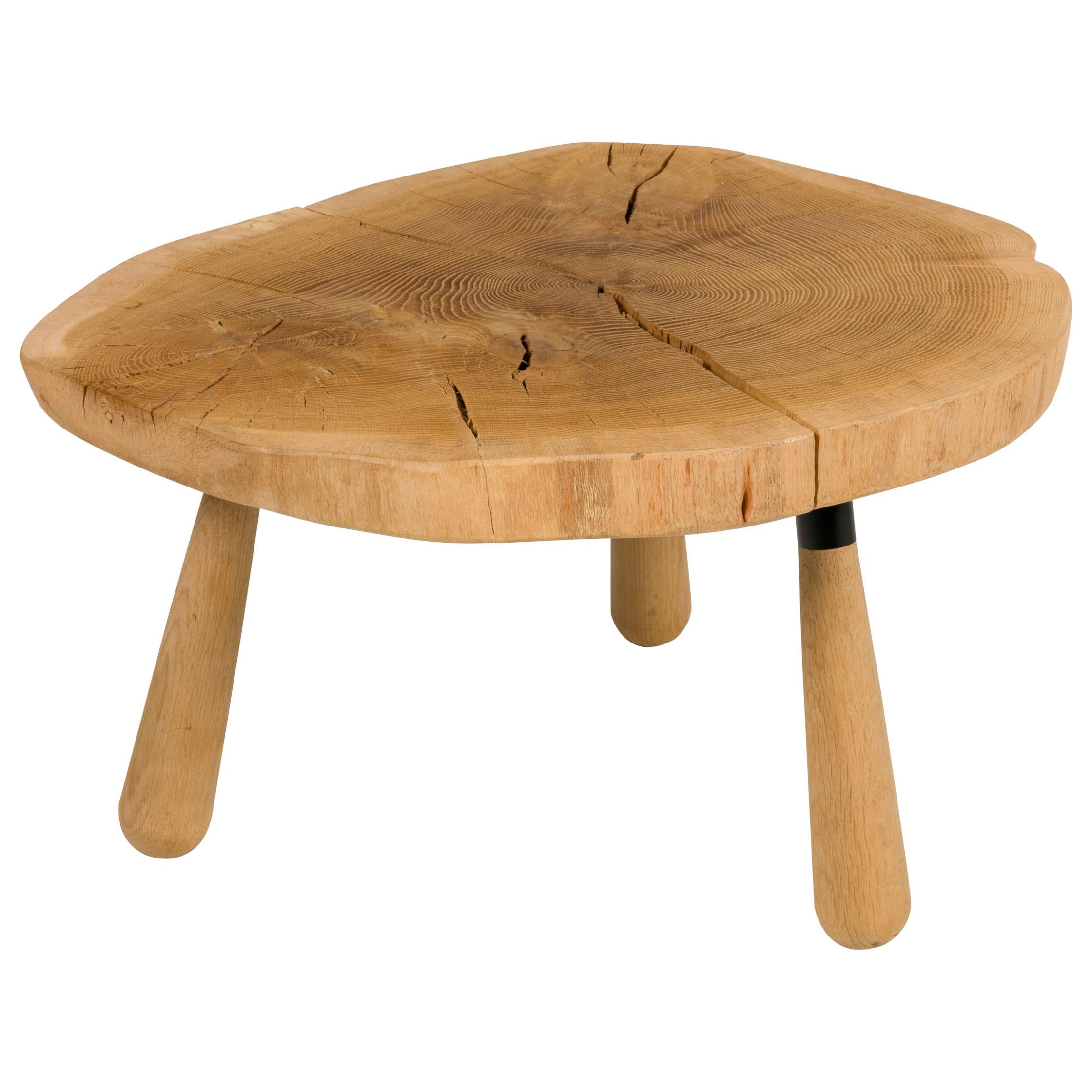 Solid Oak "Troll" Occasional Table by Lop Furniture, Denmark 2018