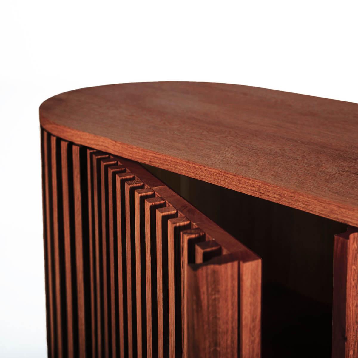 Modern Solid Oak TV Unit – DOCIA For Sale