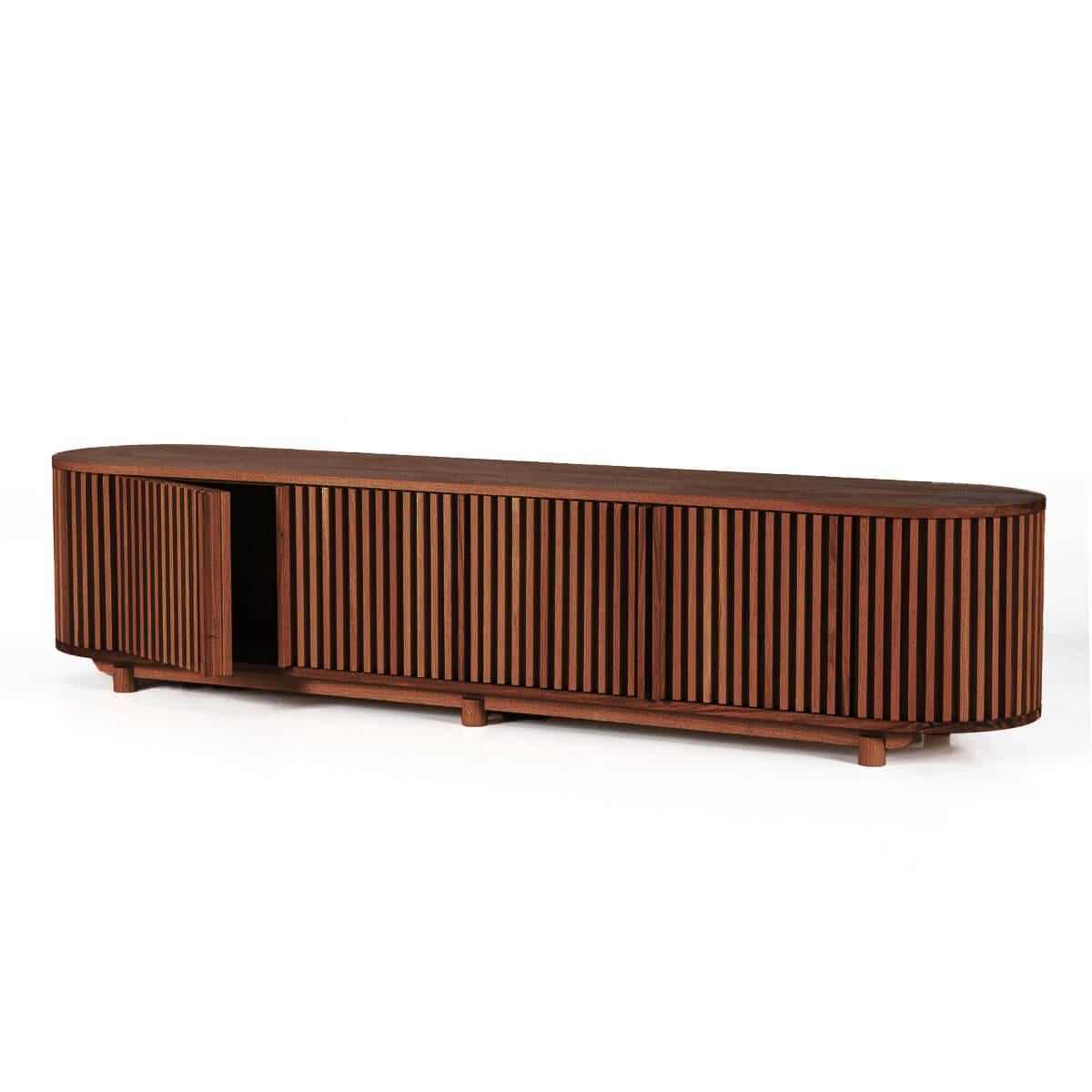 Turkish Solid Oak TV Unit – DOCIA For Sale