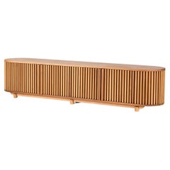 Solid Oak TV Unit – DOCIA