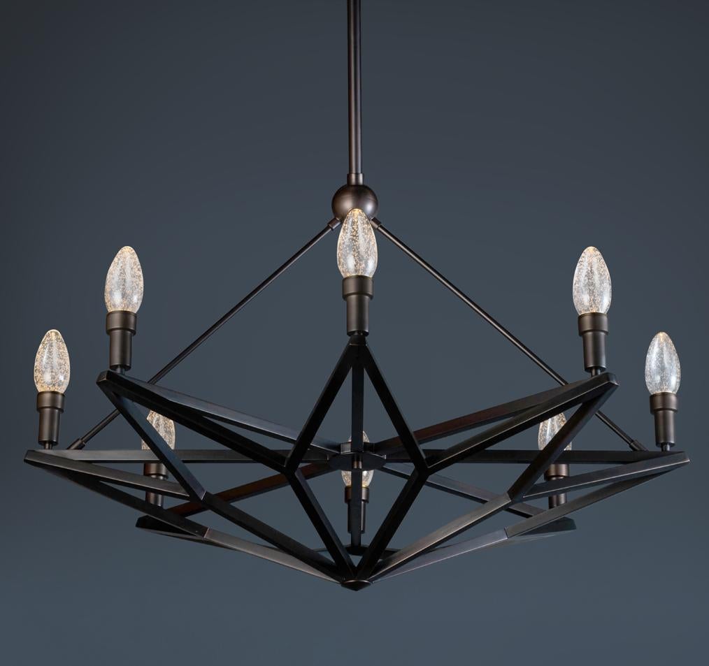Art Déco Lampadario per esterni Regalio in ottone massiccio oliato di Elisterno in vendita