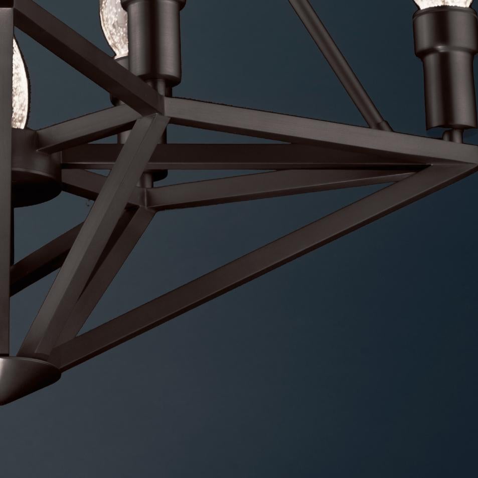 Laccato Lampadario a sospensione per esterni Regalio in ottone massiccio oliato di Elisterno in vendita