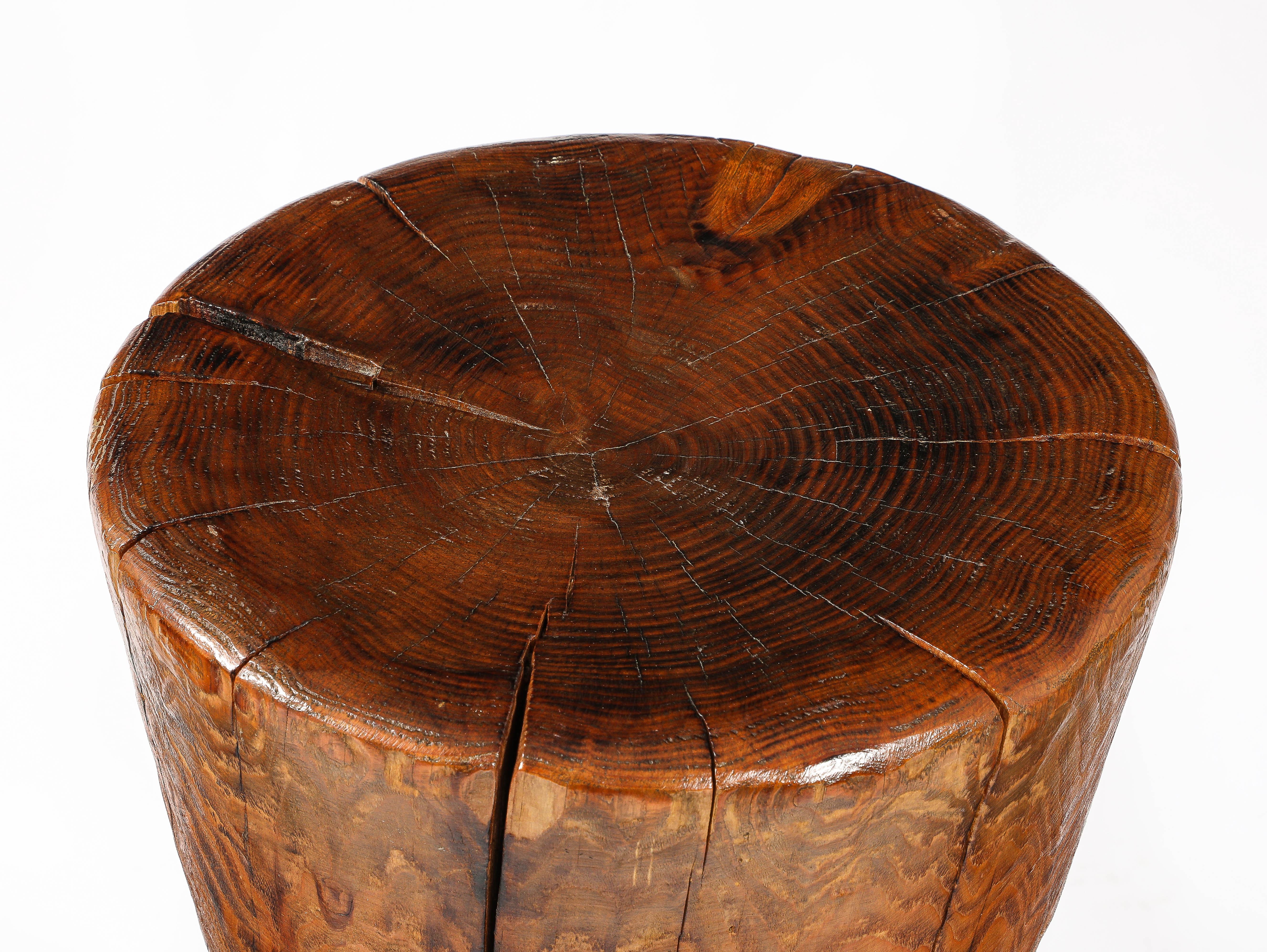Solid Oregon Pine Barstools in the Style of JB Blunk, USA 1960's In Good Condition For Sale In New York, NY