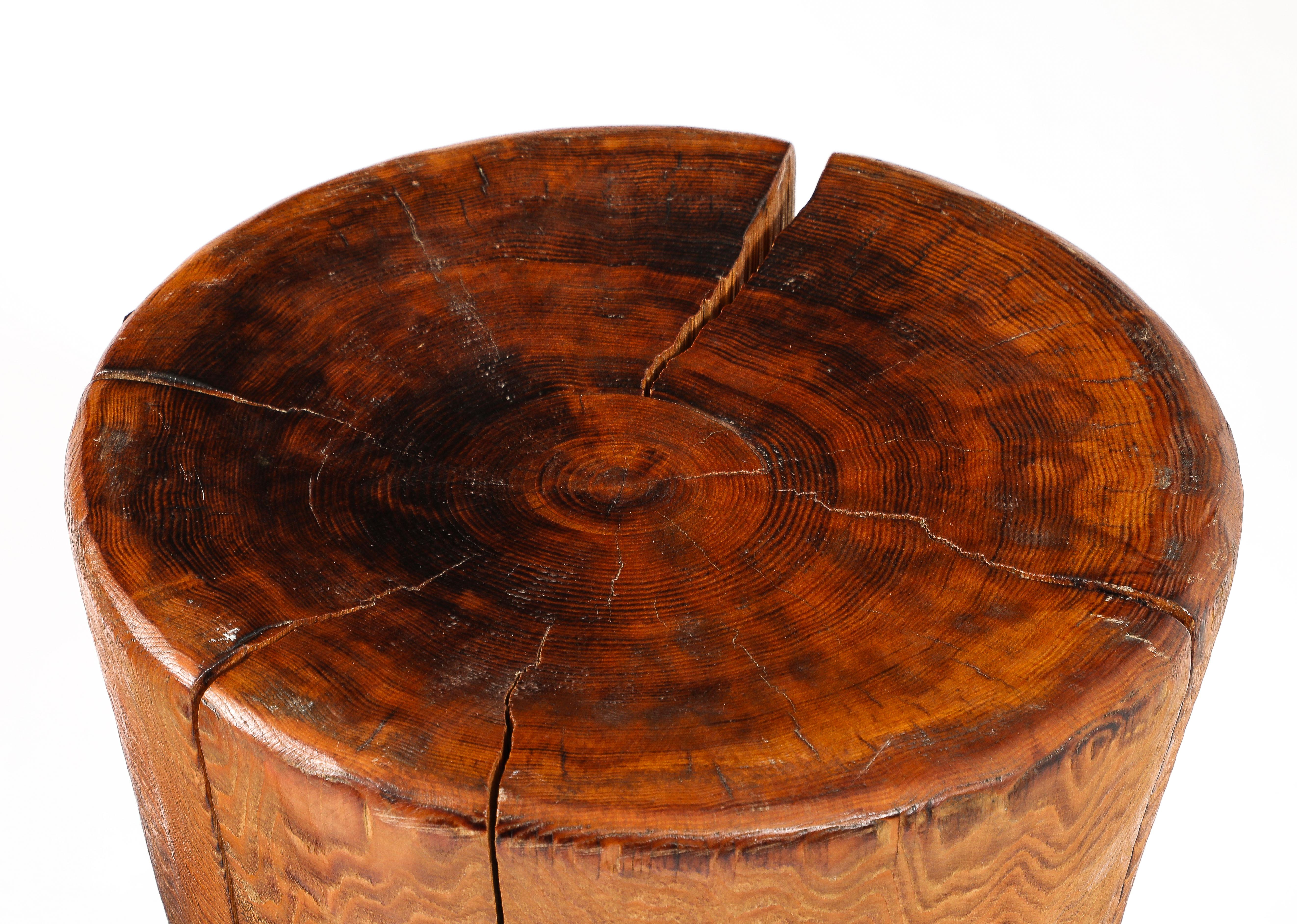 20th Century Solid Oregon Pine Barstools in the Style of JB Blunk, USA 1960's For Sale