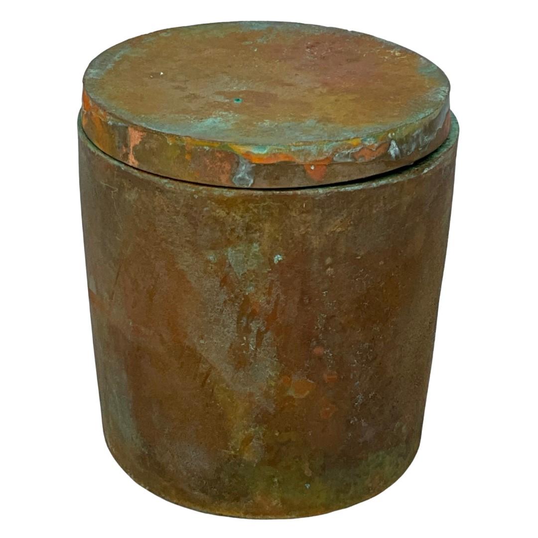 American Solid Patinated Bronze Gardenia Candle #6