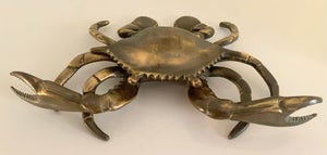 Cendrier Extérieur En Céramique En Forme De Crabe - Avec Couvercle Anti-vent - 11.5x8 Cm - Déco Fun Pour Jardin, Terrasse, Bureau