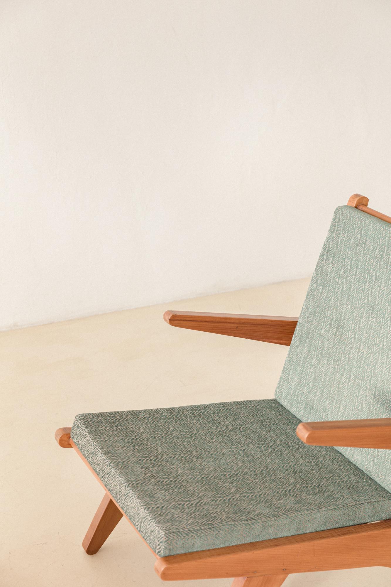 Solid Pau Marfim Armchair, 1950s, Brazilian Mid-century Modern For Sale 4