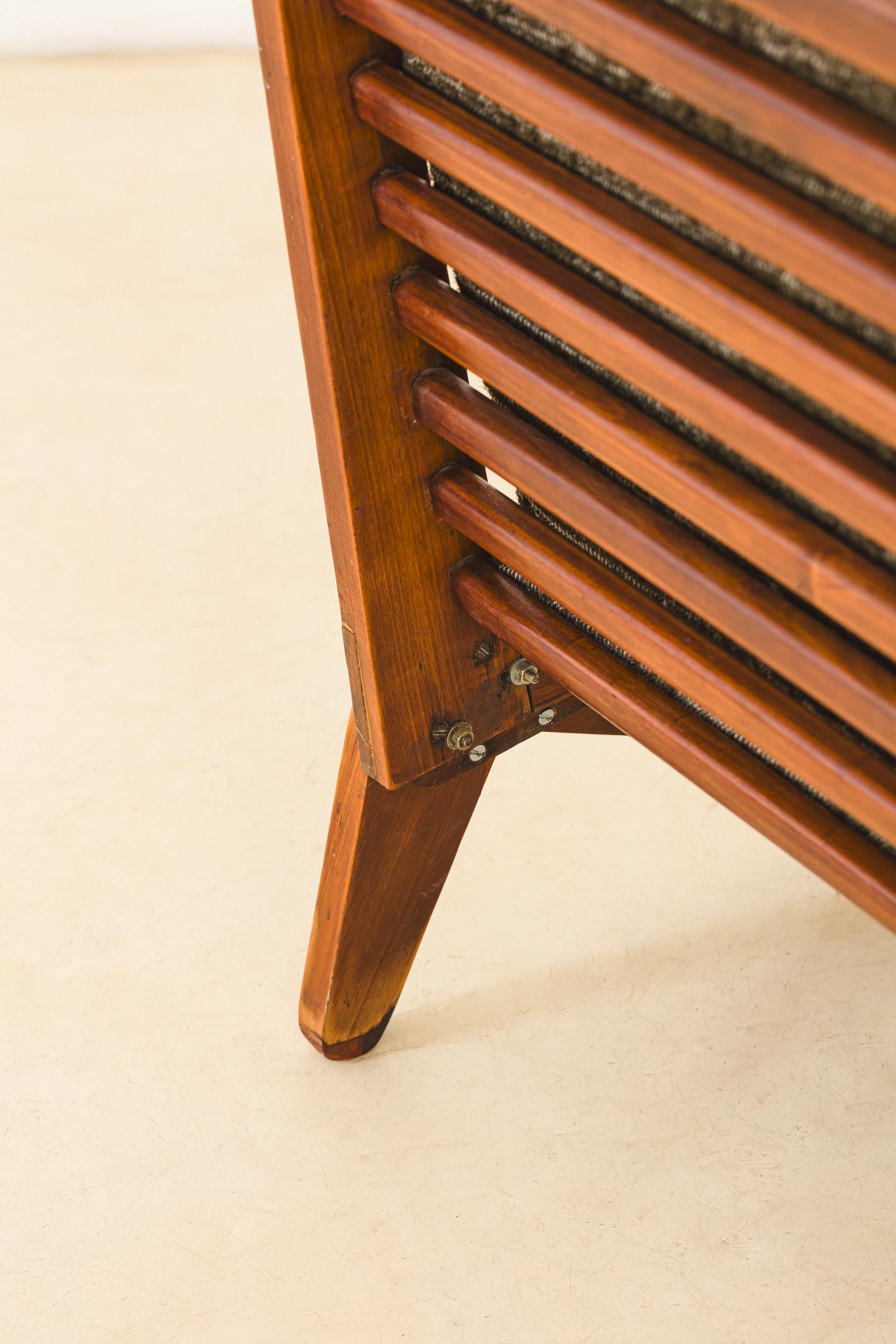 Solid Pau Marfim Lounge chairs, Unknown, 1950s, Brazilian Mid-century Modern For Sale 8