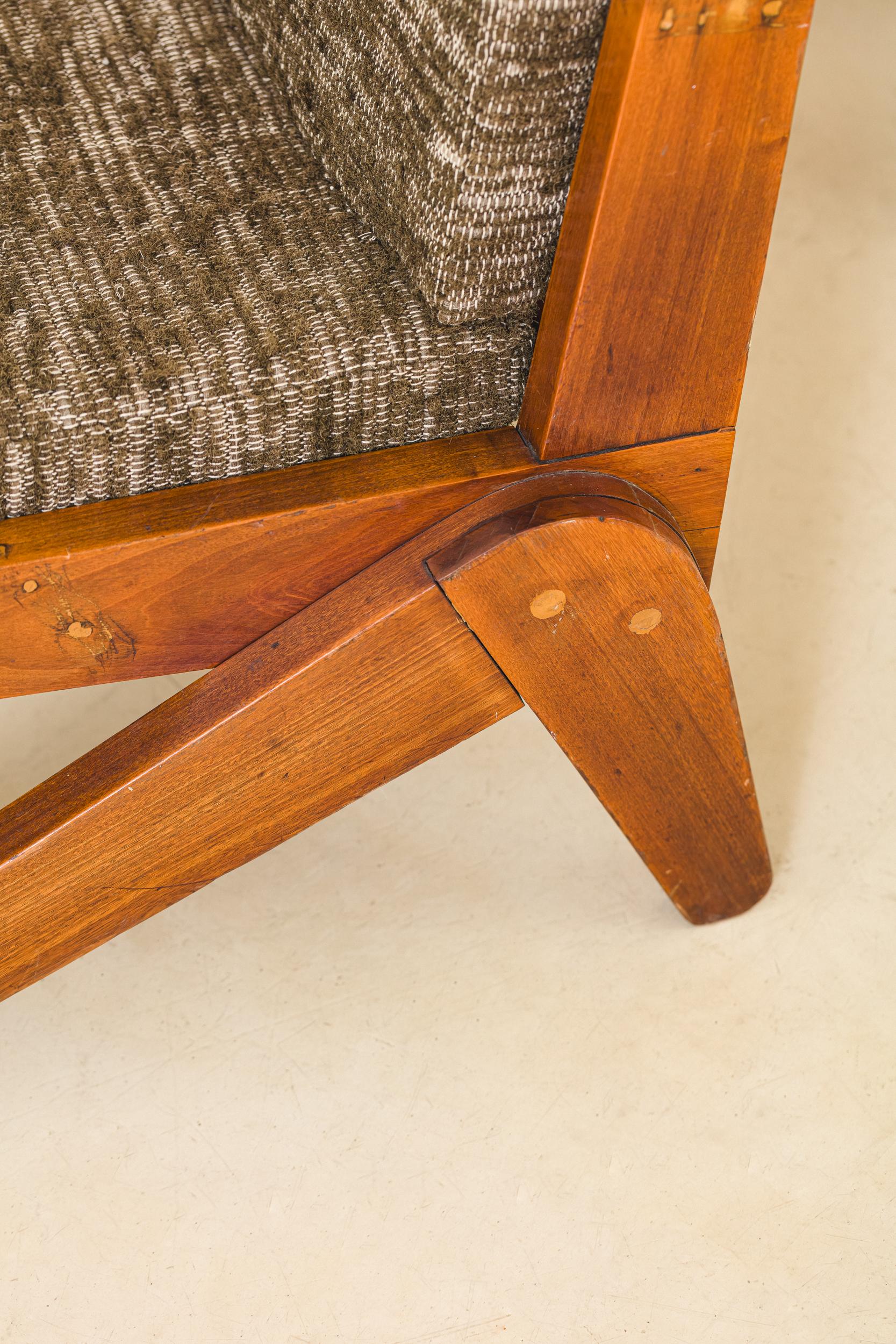 Solid Pau Marfim Lounge chairs, Unknown, 1950s, Brazilian Mid-century Modern For Sale 3