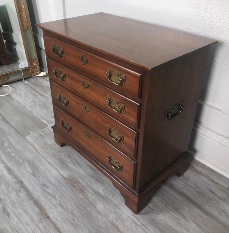 Solid Pennsylvania Cherry Diminutive Bachelors Chest For Sale at 1stDibs