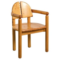Solid Pine Armchair by Rainer Daumiller, circa 1970