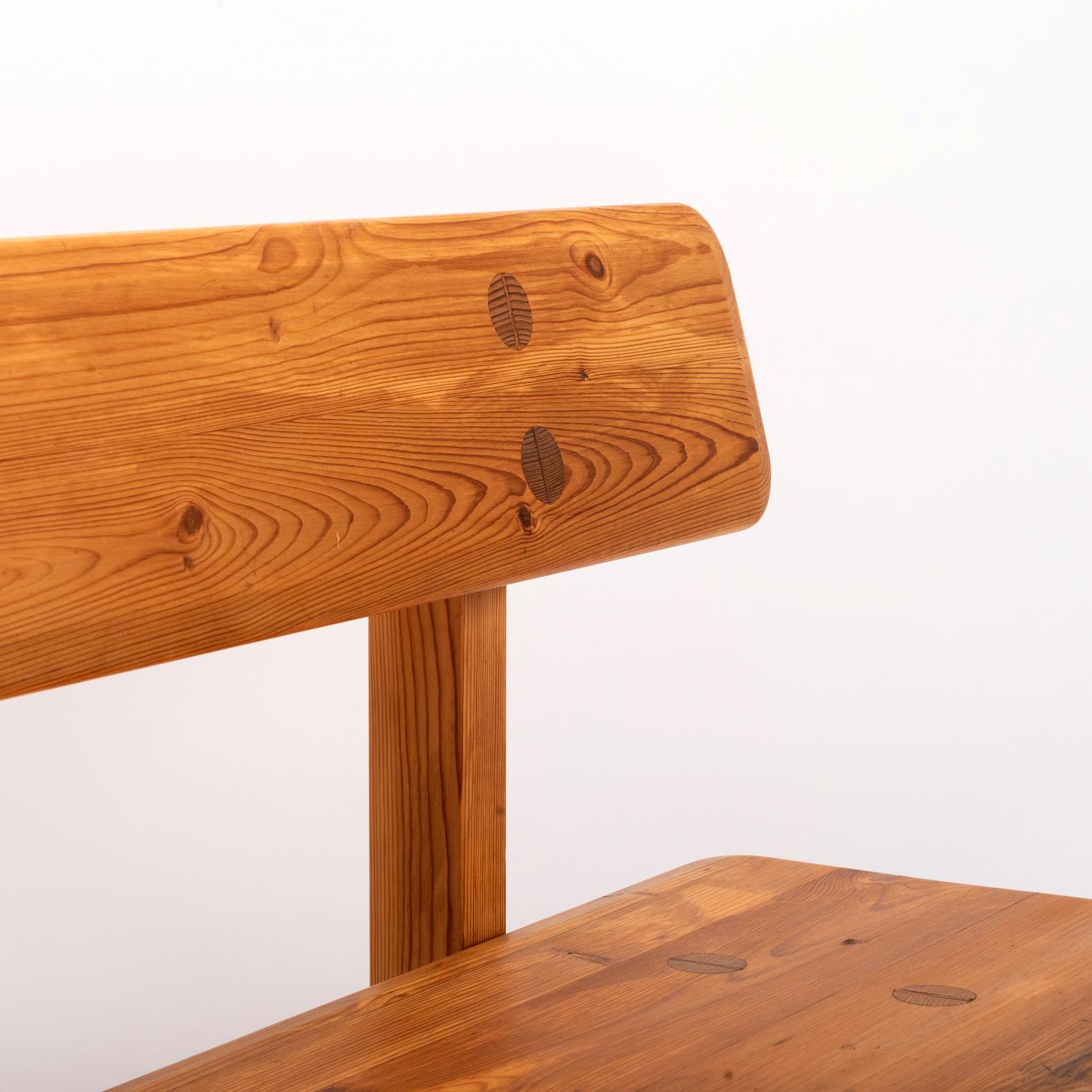Solid Pine Bench by Carl Malmsten for Karl Andersson & Söner, Sweden, 1960s 4