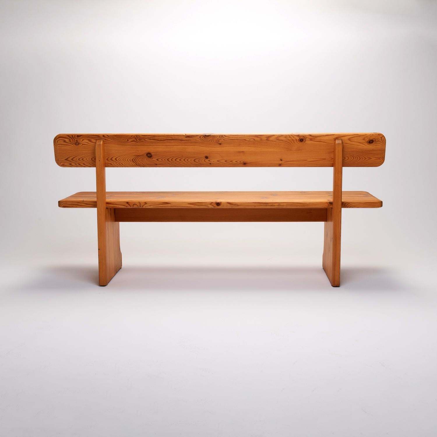Swedish Solid Pine Bench by Carl Malmsten for Karl Andersson & Söner, Sweden, 1960s