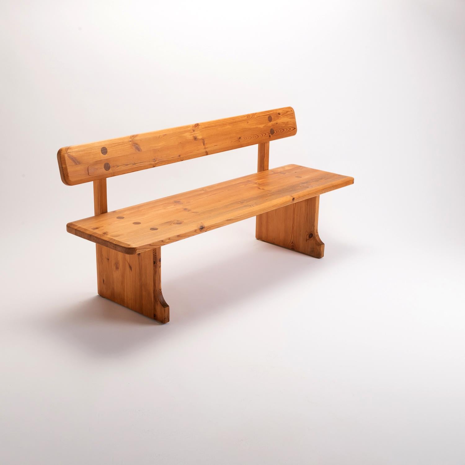 Solid Pine Bench by Carl Malmsten for Karl Andersson & Söner, Sweden, 1960s In Good Condition In Berkhamsted, GB