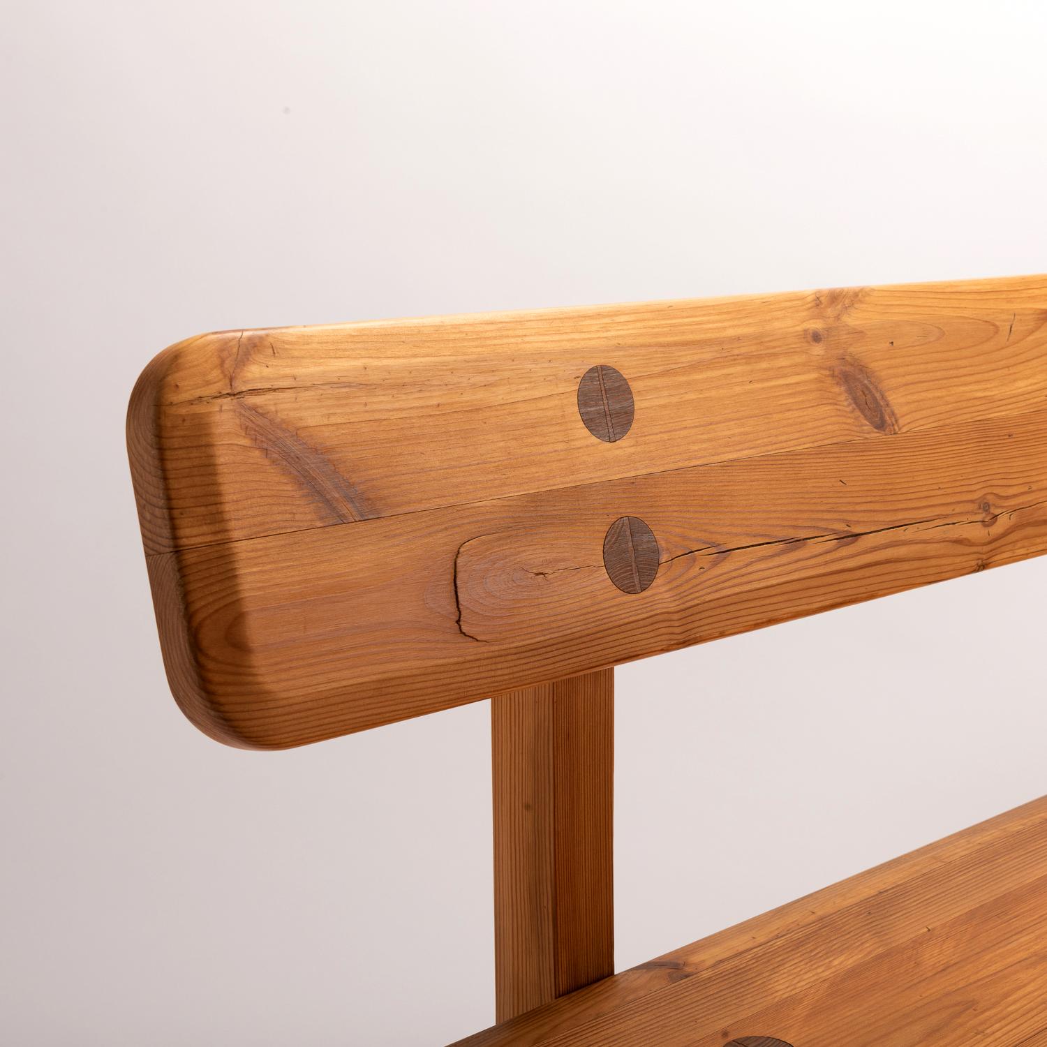 Solid Pine Bench by Carl Malmsten for Karl Andersson & Söner, Sweden, 1960s 2