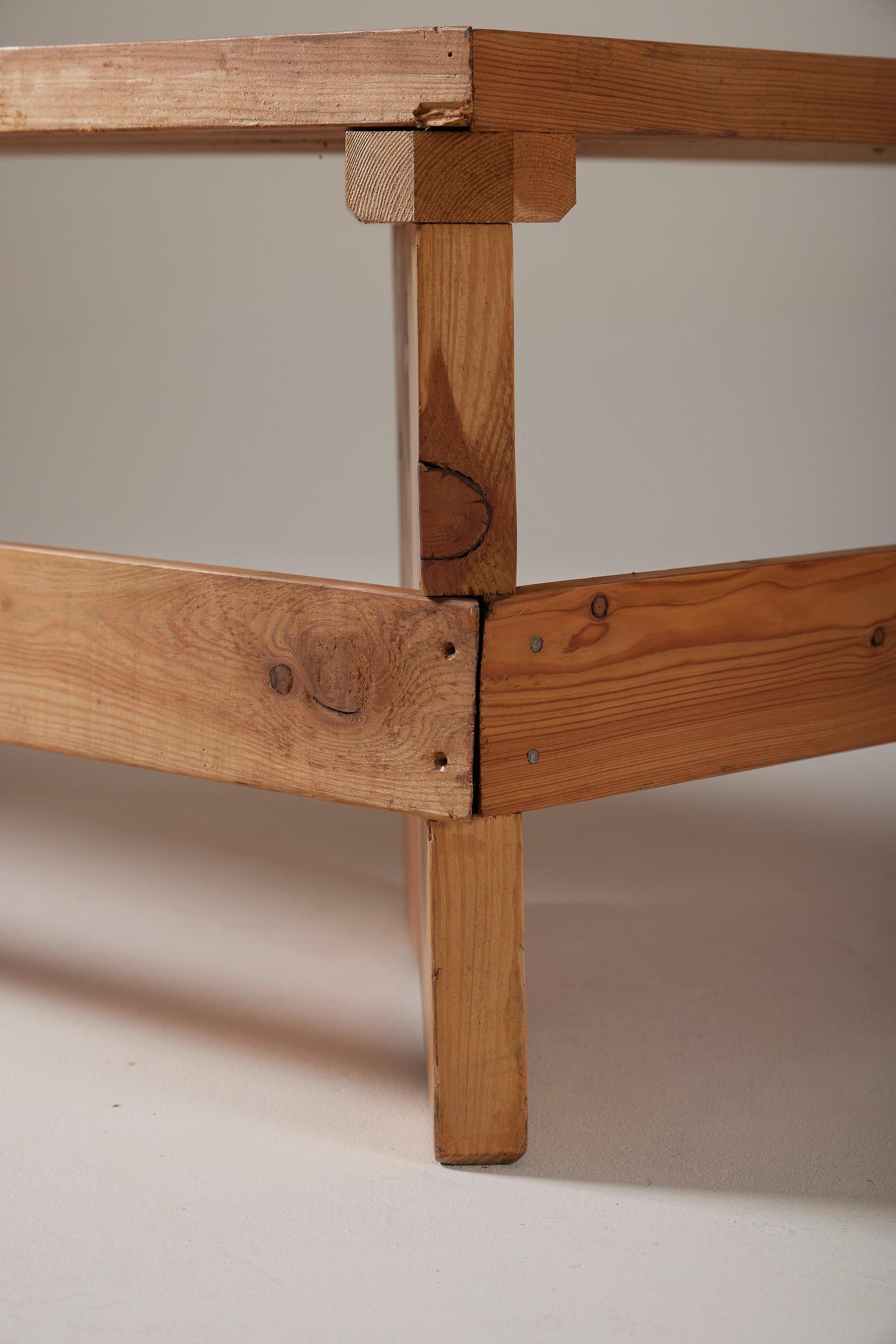 Solid pine bench 9