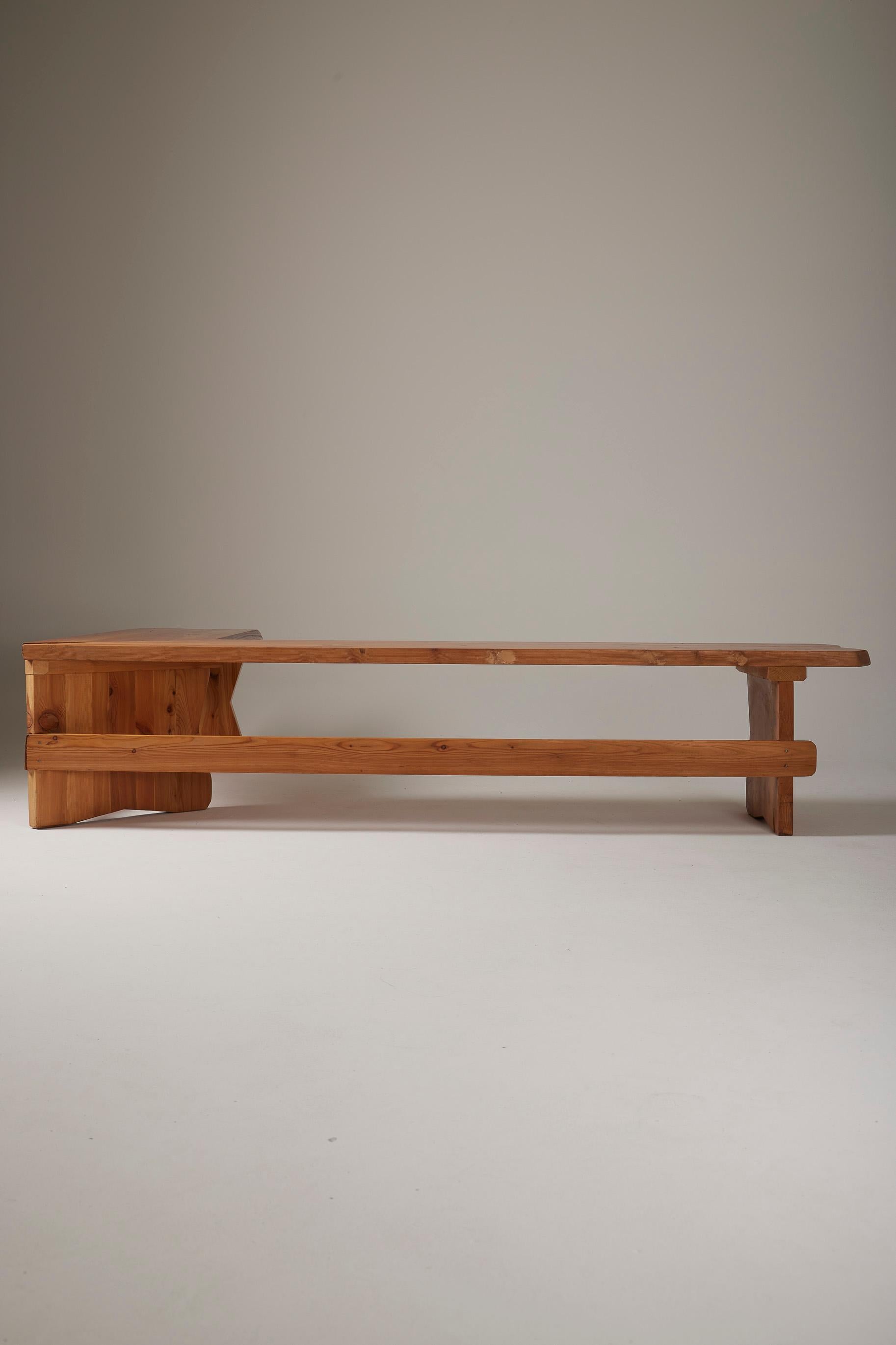 Solid pine bench 11