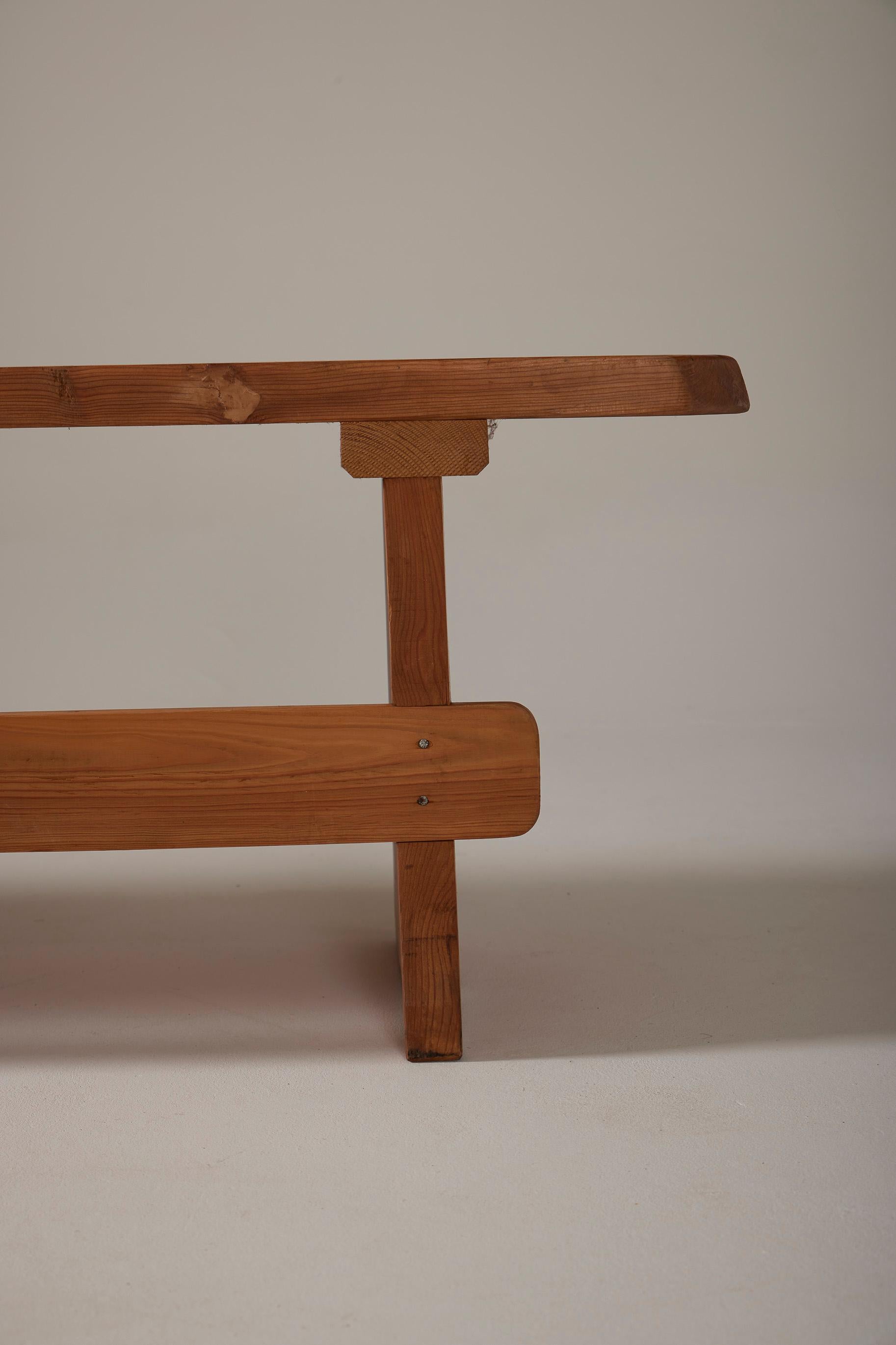 Solid pine bench 12