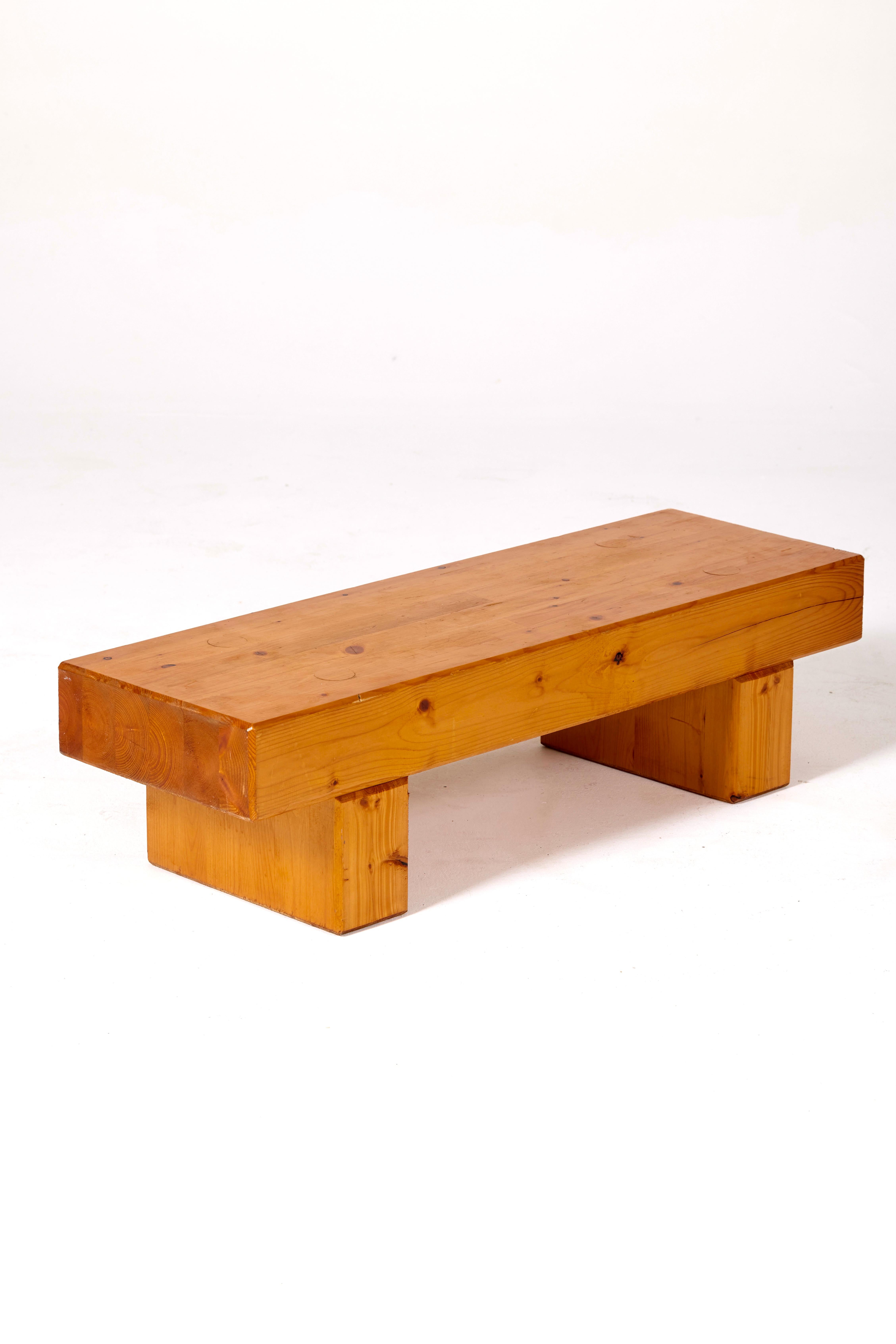 Solid Pine Bench 1