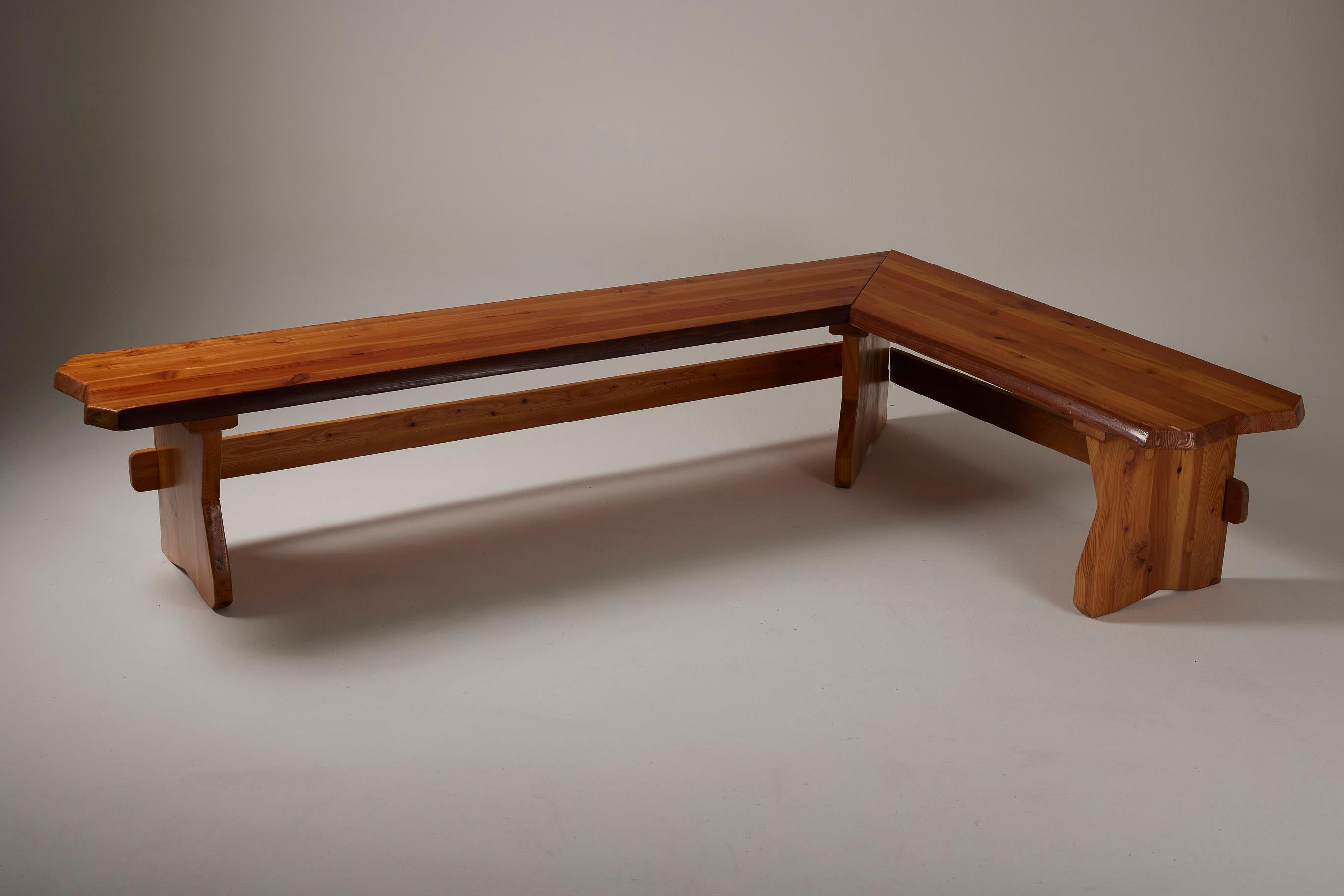 Pine Solid pine bench