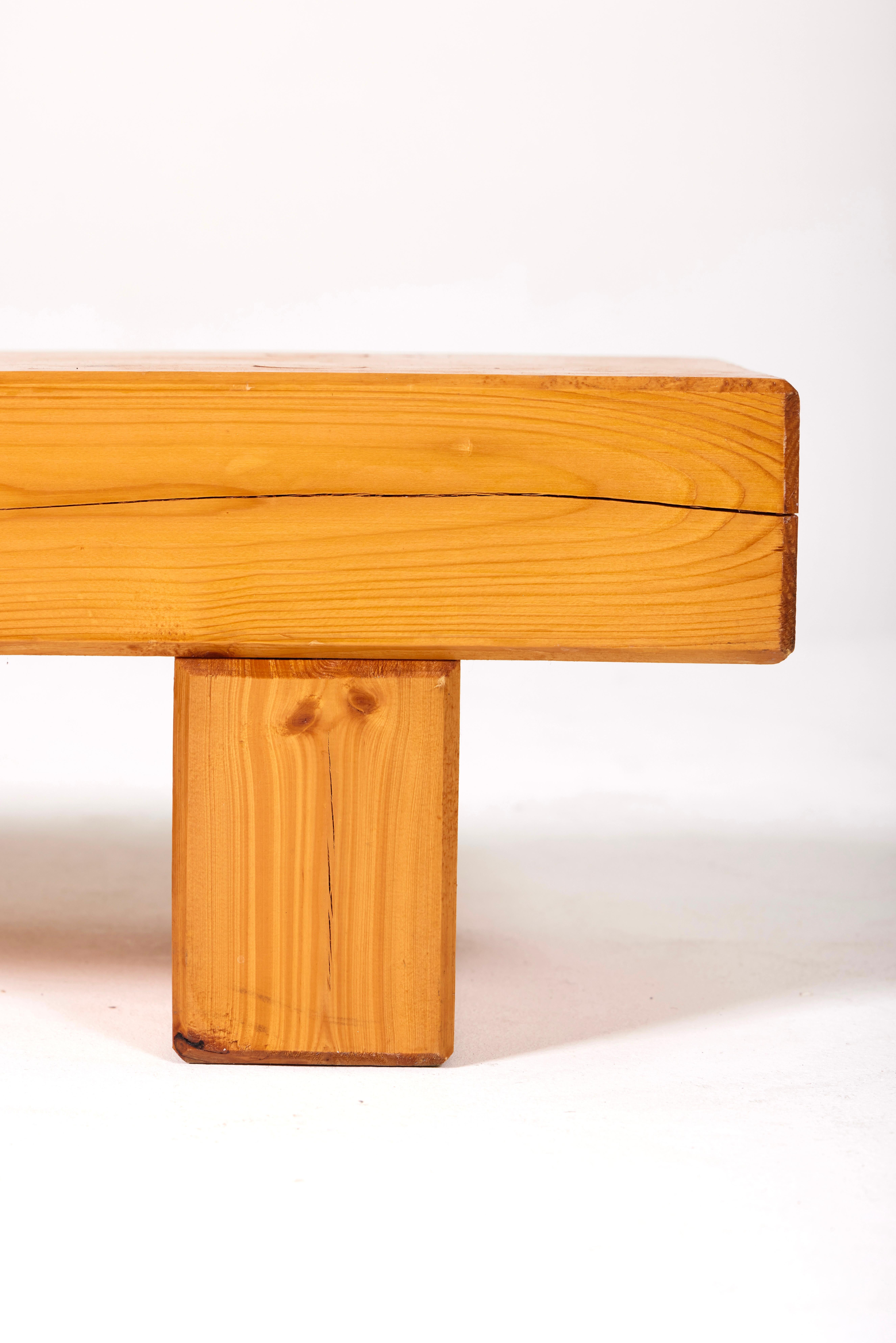 Solid Pine Bench 2